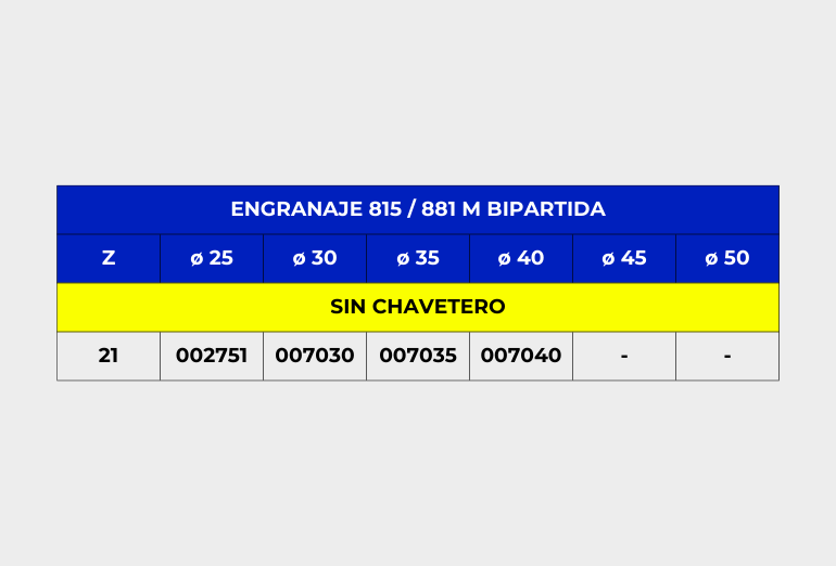 RUEDA CARRETEL BIPARTIDO